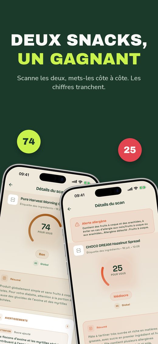 DEUX SNACKS, UN GAGNANT