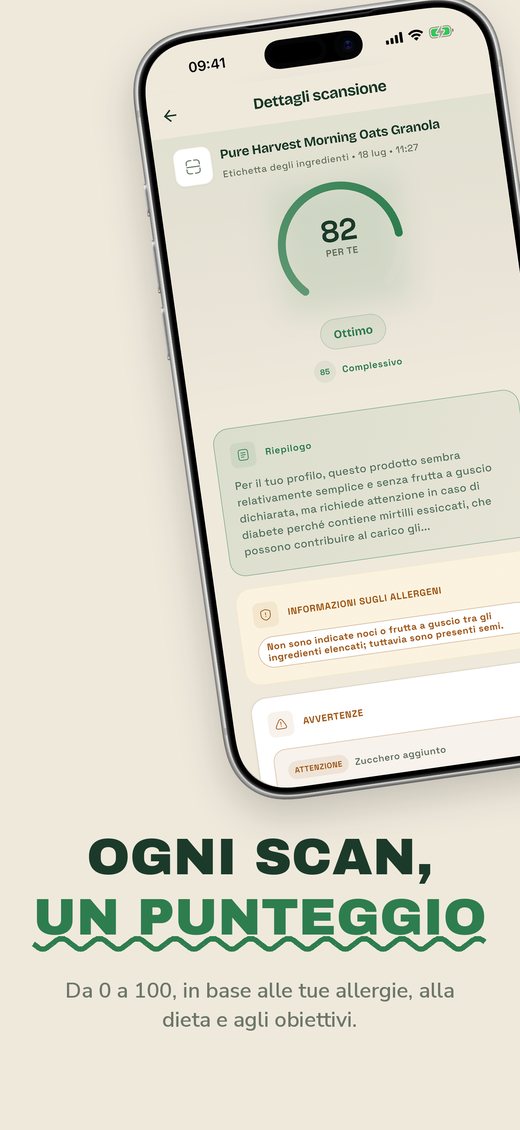 OGNI SCAN, UN PUNTEGGIO