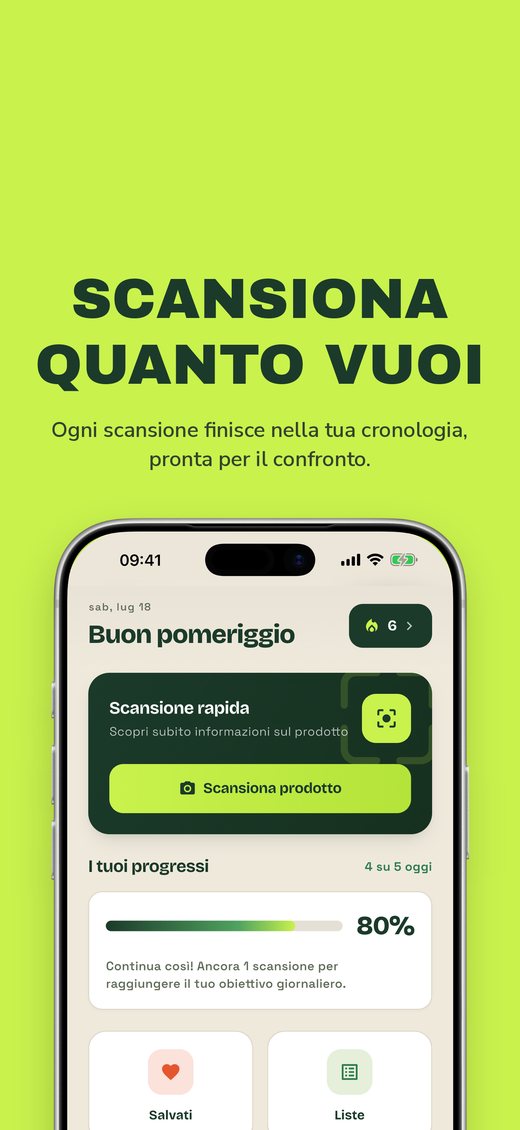 SCANSIONA QUANTO VUOI