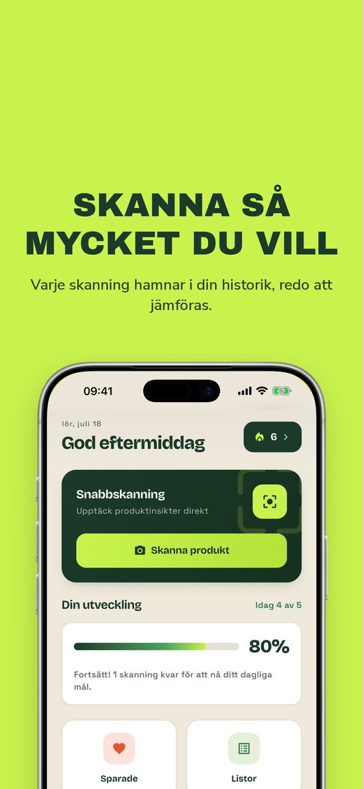 SKANNA SÅ MYCKET DU VILL